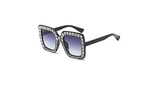 Lunettes De Soleil Pour Femme Adulte Mode Chic Classique ŒIl De Chat Protection Uv Vintage Retro Sport Sunglasse Rouge Rose Noir Noire Marron Gris (D)