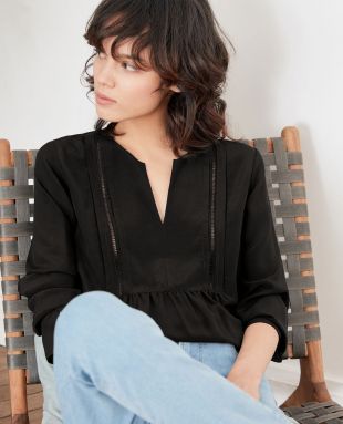 Blouse Comptoir Des Cotonniers Taille 40 - Rose - Coton - Occasion Très Bon état