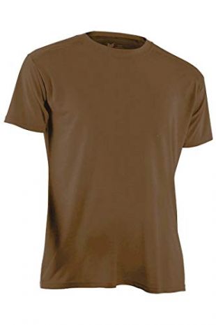DRIFIRE Flame Resistant Military Ultra-Lightweight Short Sleeve Shirt Coyote Brown, Size: MD