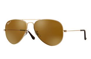 Ray Ban AVIATOR CLASSIC Or Marron Classique B-15