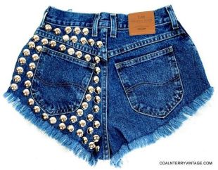 Half Back Studded Cutoff