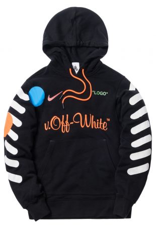 Nikelab x OFF-WHITE - Nikelab x OFF WHITE Mercurial NRG X Hoodie Black