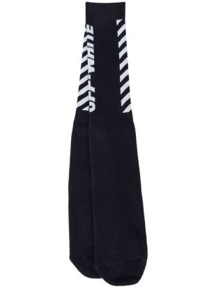 Off White Chaussettes à Logo Intarsia   Farfetch