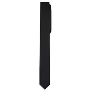 Ultra Skinny 1.5" Men's Solid Necktie - Black