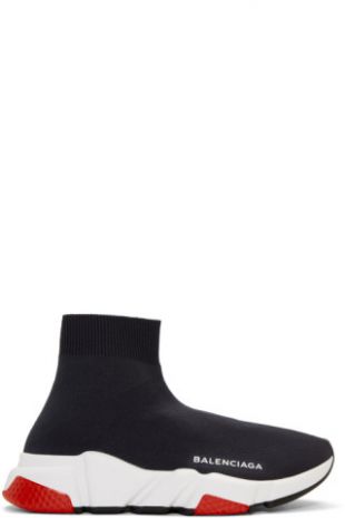 balenciaga speed trainer navy blue