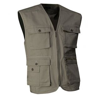 LMA 501100 LOUSTIC Gilet sans Manches, Kaki, Taille 7