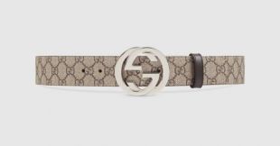 Gucci Ceinture en toile Suprême GG avec boucle GG