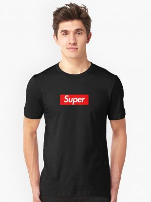 ‘Super ne doit pas être confondu avec Supreme’ T shirt by dariabeyger