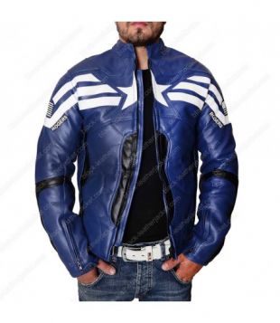 Steve Rogers Captain America The Winter Soldier Leather Jacket