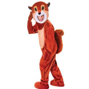 Taille adulte écureuil mascotte Costume