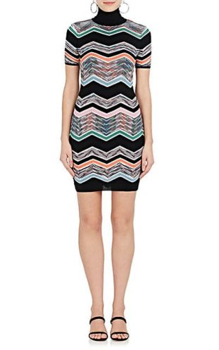 Zigzag-Knit Wool-Blend Dress