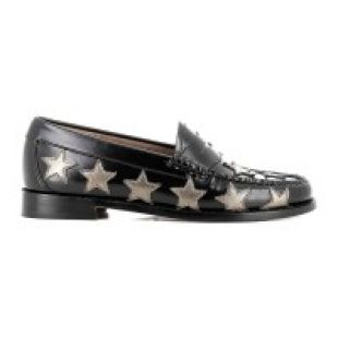 Mocasisins Weejuns Penny En Cuir Noir  Et étoiles