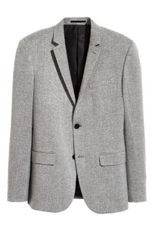Blazer chiné Slim fit - Gris chiné