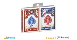 Paquet Cartes X 2 Jeu Bicycle   1 Rouge et 1 Bleu