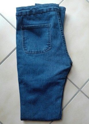 ALYX  JEAN PATTES D'ÉLÉPHANT EN DENIM DE COTON