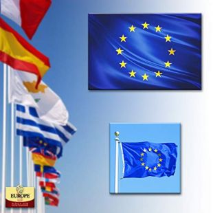AZ FLAG - Drapeau Islande - 150x90 cm - Polyester léger - Drapeau Islandais Avec Oeillets Métalliques Intégrés - 80g