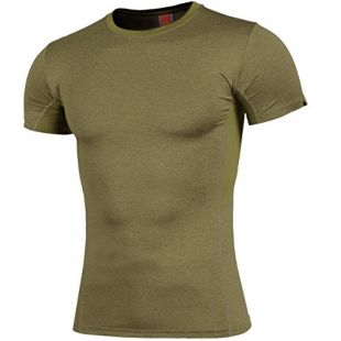 Pentagon Hommes Apollo Tac-Fresh T-Shirt Coyote Taille L