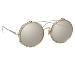 Linda Farrow 741 C7 Round Sunglasses