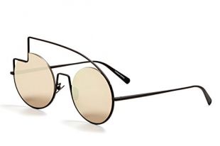ill.i Optics by will.i.am Custom Sunglasses with Round Lens One Size Gold