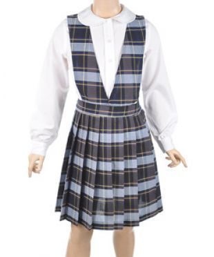 French Toast Big Girls’ "Heaven" Crossover V Neck Jumper (Sizes 7   16)