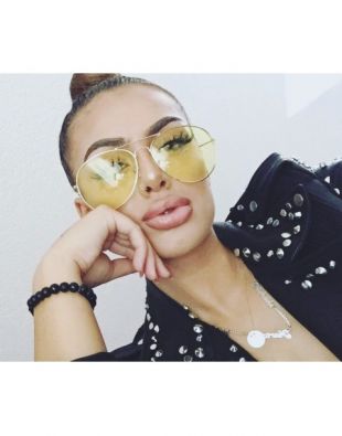 Lunettes aviateur verres jaunes