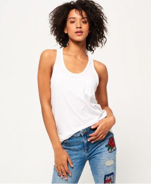 Superdry   Débardeur à poche Burnout   Tops pour Femme