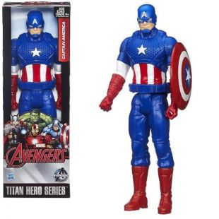 Figurine 30 cm Captain America Avengers   Bleu