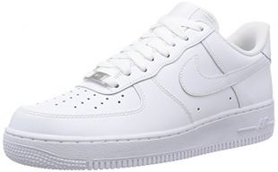 Nike Air Force 1 '07, Baskets mode homme, Blanc, 41 EU