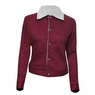 Stranger Things Nancy Wheeler Jacket (Medium) Red