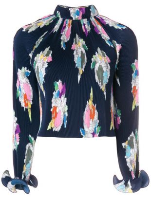 Tibi Camellia Blouse    Farfetch