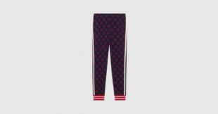 Gucci Pantalon de jogging jacquard GG