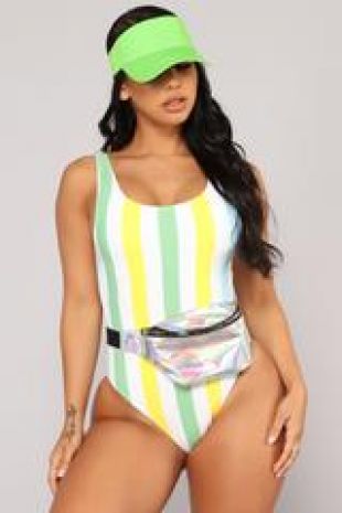 Mi Amor Swimsuit Green Multicolor