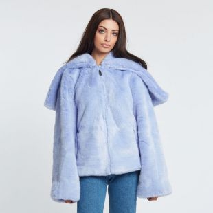 PUMA Fenty x RIHANNA Faux Fur Shawl Collar Jacket