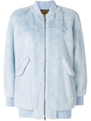 Blancha Mink Fur Bomber Jacket