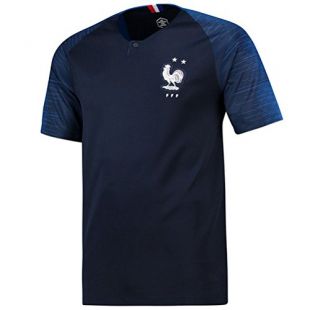 Maillots de Football de France Soccer Jersey 2018 Homeland Extérieur,Black,XL