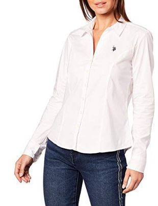 Polo Ralph Lauren Men Slim Fit Poplin Sport Shirt. White, M