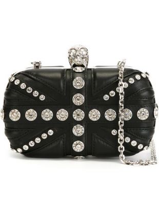 'Britannia Skull' Box Clutch   Farfetch