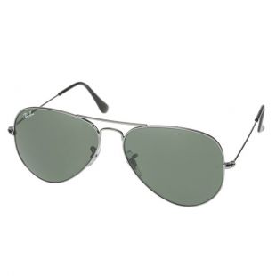 RAY BAN Lunettes de soleil Mixte Modèle RB3025 Aviator - Catégorie 3 - Monture métal - Verres polycarbonate