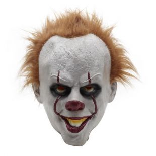 Masque de clown film 2017 Pennywise Halloween perimeter casque en latex