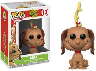 Funko- Dr Seuss Figurines Pop Vinyle: Books Grinch: Max The Dog, 21757, Marron, Standard