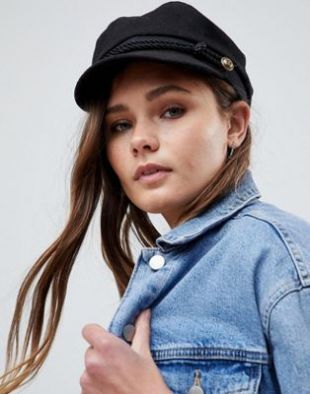 My Accessories   Casquette gavroche   Noir at asos.com