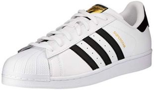 adidas Superstar C77124, Baskets Mixte Adulte, Blanc (Core Black/Footwear White), 43 1/3 EU