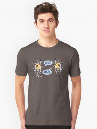 ‘J'ai perdu un Electron’ T shirt by megaman1980