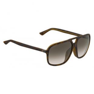 GUCCI GG1095FS Square Rubber Tortoise Gradient Alternative Fit Sunglasses 1091 1095
