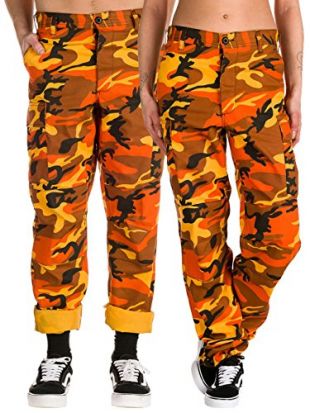 drake orange camo pants