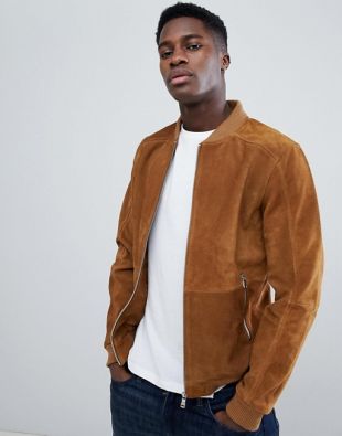 Esprit   Bomber en daim   Fauve at asos.com