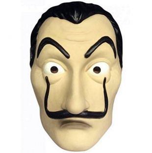 koobea Salvador Dali Face Mask Latex Masque La CASA De Papel Masque by