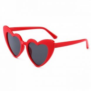 Lunettes de Soleil en Forme de Cœur