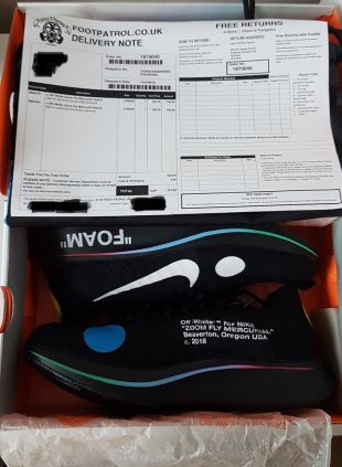 nike off white zoom fly sizing