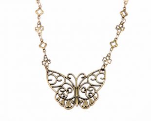 Butterfly necklace worn by young Donna 